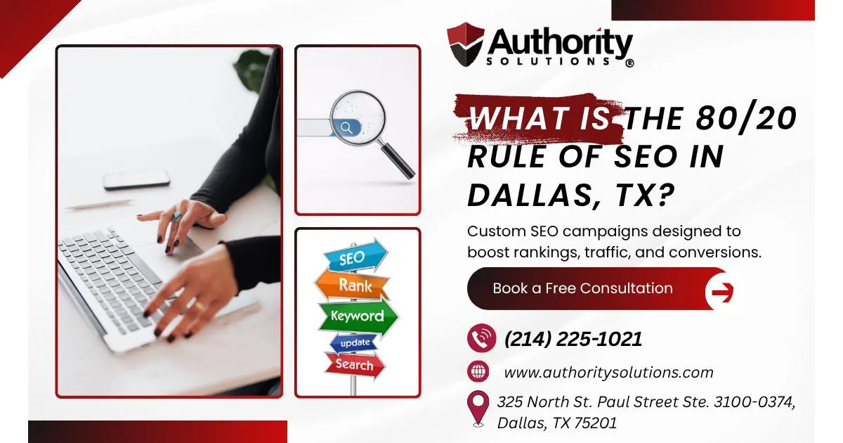 what-is-the-80-20-rule-of-seo-in-dallas-tx